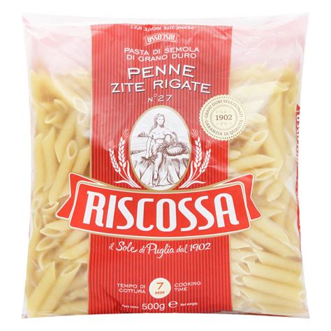 Riscossa N27 Penne Zite Rigate Pasta 500g ️ Home Delivery From The