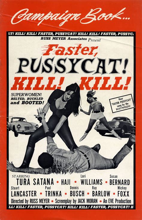 Faster Pussycat Kill Kill 1965 Pressbook Walterfilm