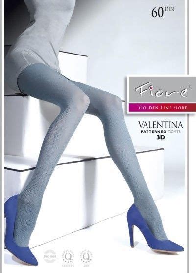 Valentina 3d Tights Hosiery Blue Jean Color Small 60 Den G5397 Nwt New