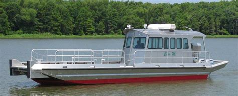 Work Barge 4013bv Scullys Aluminum Boats Inboard Aluminum