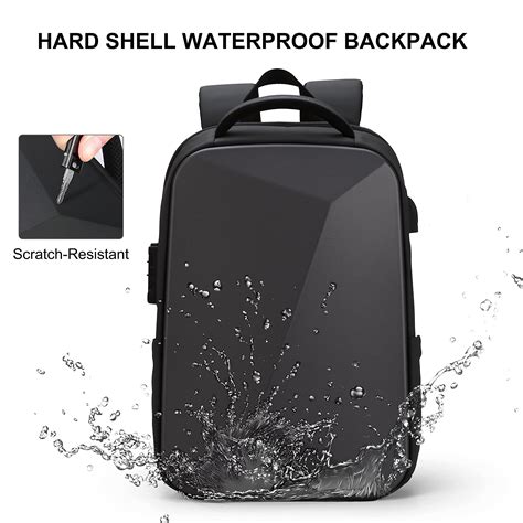 Buy Fenruien Anti Theft Hard Shell Backpack 156 Inchexpandable Slim