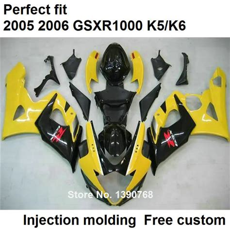 Fairing Kit For Suzuki Injection Molding Gsxr1000 2005 2006 Yellow