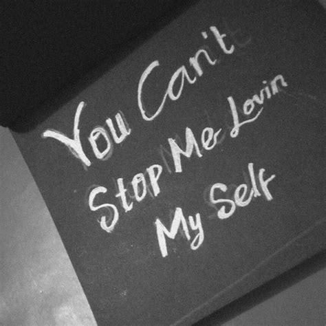 a sign that says you can t stop me leaving my self