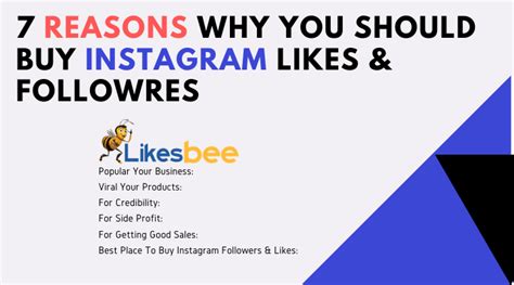 7 reasons why you should buy instagram likes and followers likesbee