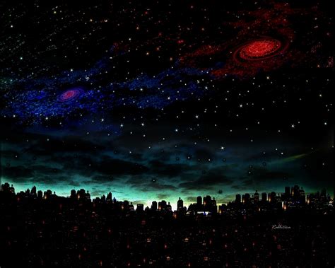 Starry Night In The City By Rabbitica On Deviantart