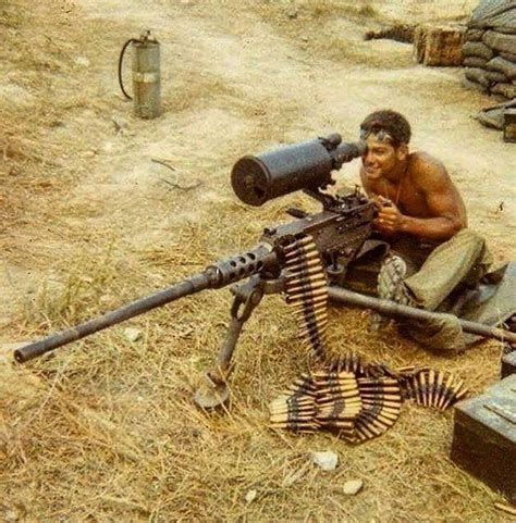 Sniper rifle by lucariofan666 on deviantart. US Marine using a M2 .50 cal with a "scope" near Khe Sanh ...