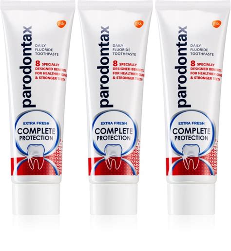 Parodontax Complete Protection Extra Fresh Fluoride Toothpastes For
