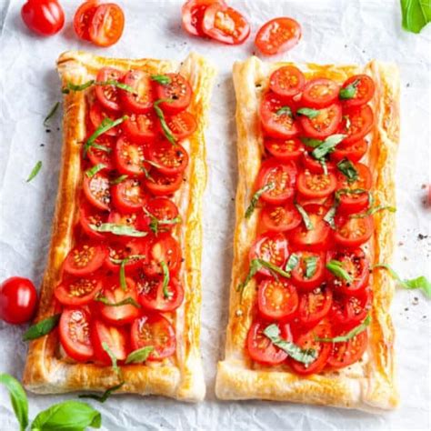 Tomato Puff Pastry Tart Its Not Complicated Recipes