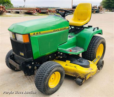 1996 John Deere 445 Lawn Mower In Camp Point Il Item Dc8701 Sold