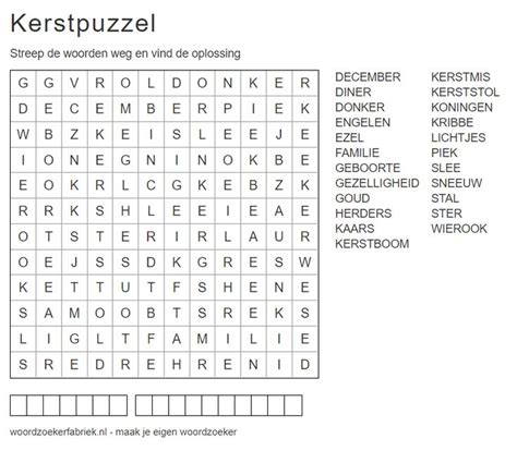 Een Woordzoeker Met Alle Namen Van De Klas Woordzoekerfabriek Nl My