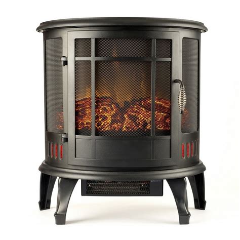 22 Inch Heater Ventless Curved Electric Fireplace Stove