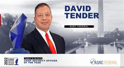 Watch Asrc Federal S David Tender Wins 2022 Chief Officer Award Washingtonexec