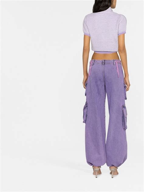 Jacquemus Cropped Knitted Top Farfetch