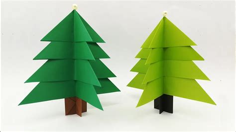 How To Make Easy 3d Paper Xmas Tree Amazing Decoration Lots Of