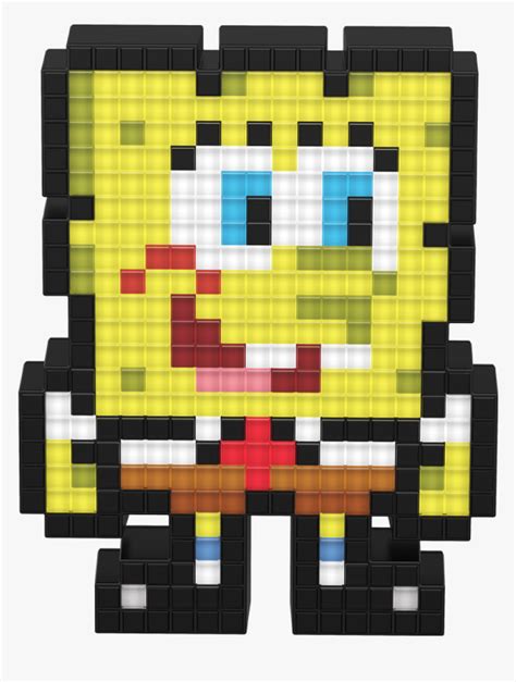 Spongebob Pixel Art With Grid