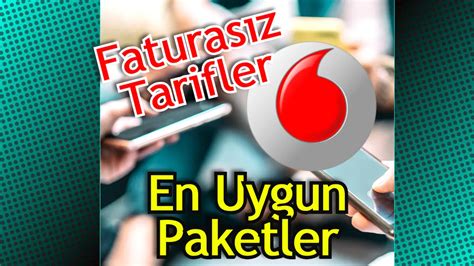 Vodafone Kolay Paket Gb Vodafone Faturas Z Tarifeler Vodafone
