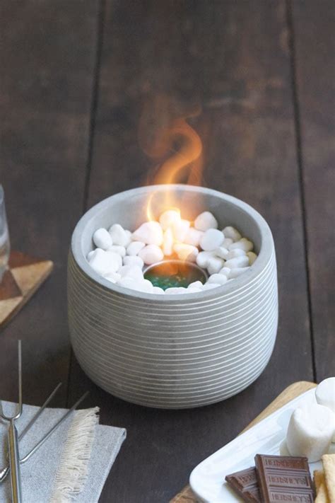 Diy Tabletop Fire Pit Mighty Mrs Super Easy Recipes