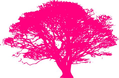 Pink Tree Clip Art at Clker.com - vector clip art online, royalty free png image