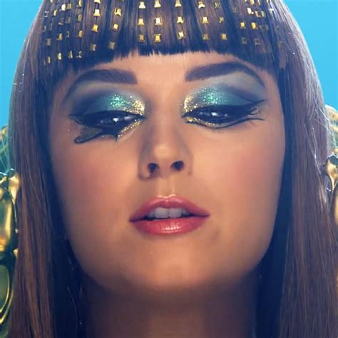 Katy Perry Makeup Blue Eyeshadow Charcoal Eyeshadow Gold Eyeshadow