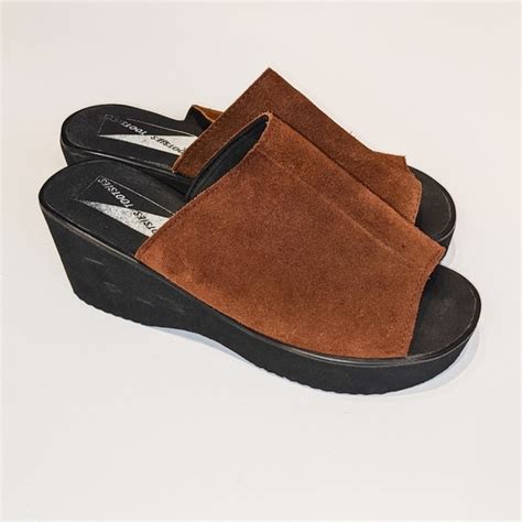 Mootsies Tootsies Shoes Vintage Brown Suede Leather Mootsie