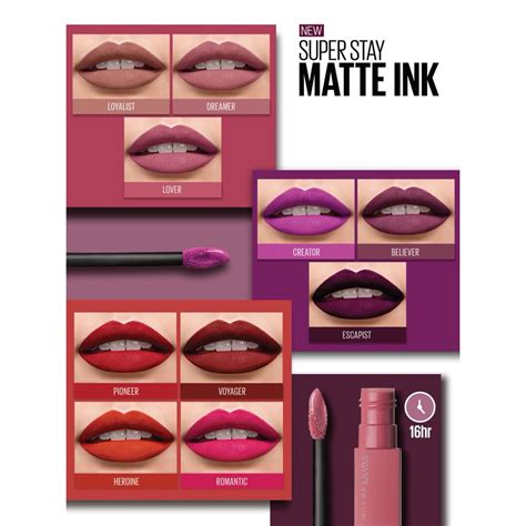 Maybelline Superstay Matte Ink Liquid Lipstick Shopee Singapore
