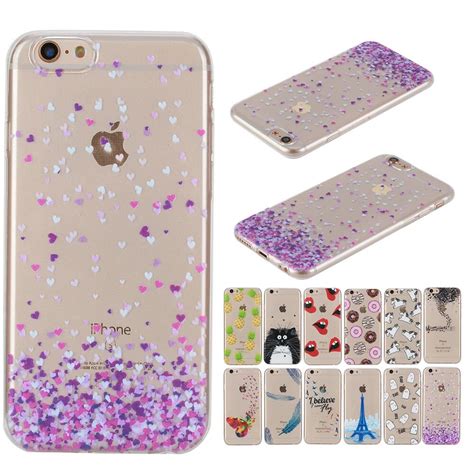 For Iphone 6 6s Case Cover Delicate Painted Patterns Tpu Thin Soft
