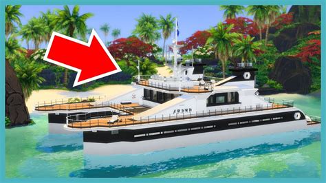 This Sims 4 Boat Is Amazing Your Gallery Builds Youtube