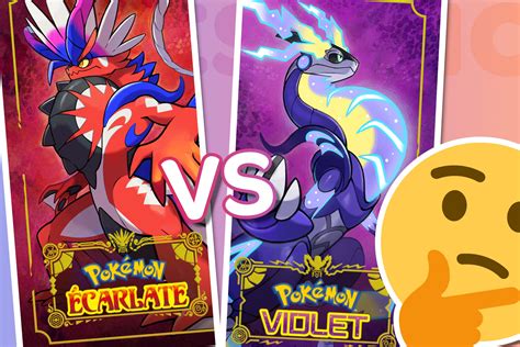 Pokémon Violet Et Écarlate Quelles Différences Filesonic