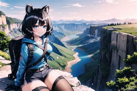 Raccoon Girl Valley View By Kuygen Ai On Deviantart