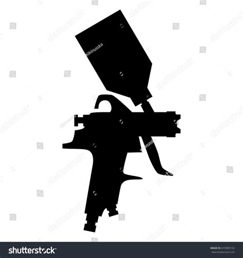 Spray Gun Silhouette Images Stock Photos And Vectors Shutterstock