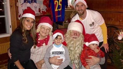 Messi Cristiano Y Otras Estrellas Celebraron Así La Navidad Deporte