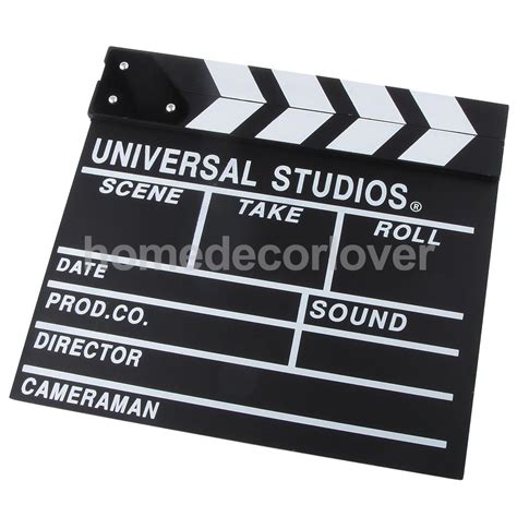 Wooden Hollywood Film Directors Clapper Board Clapper Action Board 20CM X 18CM|board board|board 