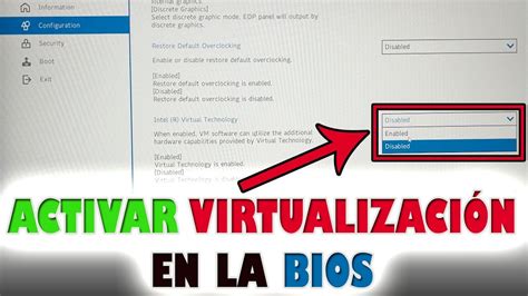 Como Activar La Virtualización En La Bios Lenovo Virtualbox No Inicia Máquina Virtual