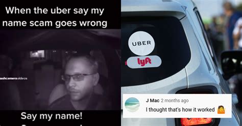 woman tries uber name scam” on driver gets angry when he won t fall for it
