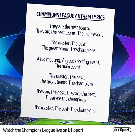 lista 94 foto himno de la uefa champions league actualizar