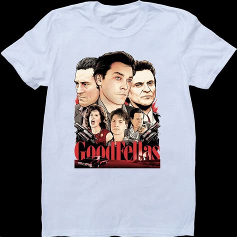 Goodfellas White Custom Made T Shirt Printing Tee Shirtt Shirts