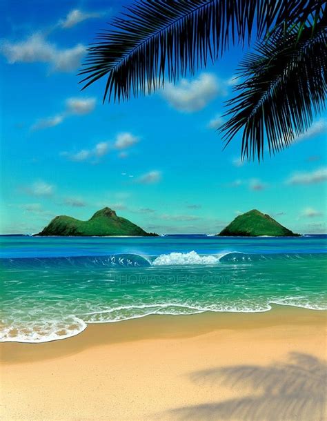 Maybe you would like to learn more about one of these? HAWAII WALL ART | Beach scene painting, Beach painting ...