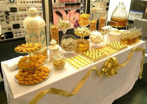 Orange And Gold Wedding 50th Anniversary Party Ideas Food Dessert