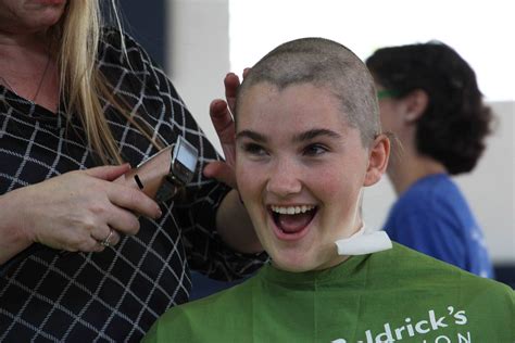 Students Brave The Shave For St Baldricks The Muse