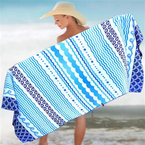 Sublimation Polyester Sandfree Fashion Custom Beach Towel Custom