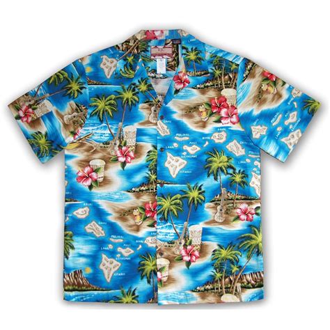 Just slipping one on can give you the feeling of aloha. Hawaiian Shirt - Island Stylin - Turquoise