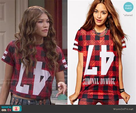 Wornontv Kcs Red Checked Upside Down 47 Top On Kc Undercover