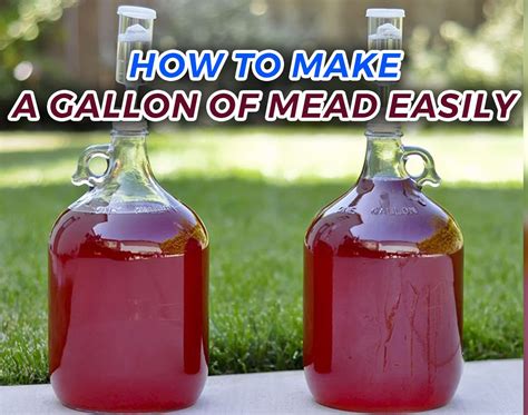 Check spelling or type a new query. How to Make a Gallon of Mead Easily - Daves Homestead ...