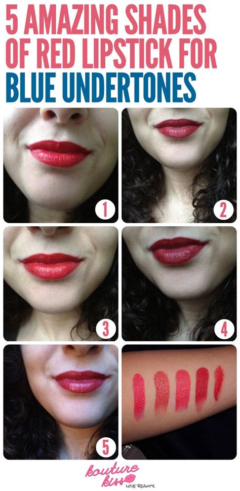 5 Amazing Shades Of Red Lipstick For Blue Undertones Beauty Pinterest Red Lipsticks