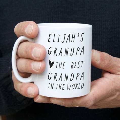 Best Grandfather Personalised Mug By So Close