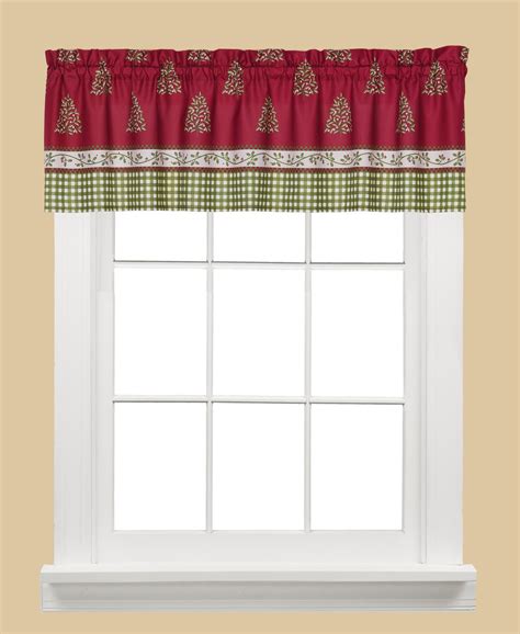 Hometown Holiday Christmas Kitchen Curtain Valance