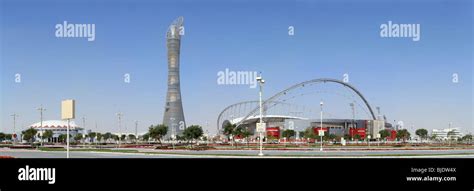 Vista Panorámica De Un Aspecto De La Aspire Sports Complex En Doha