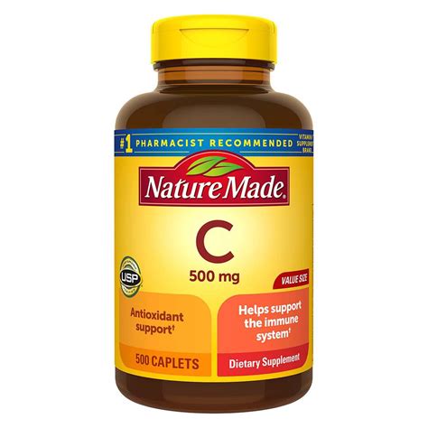 Best sellerin vitamin c supplements. Nature Made Vitamin C 500 mg Caplets - Shop Vitamins A-Z ...