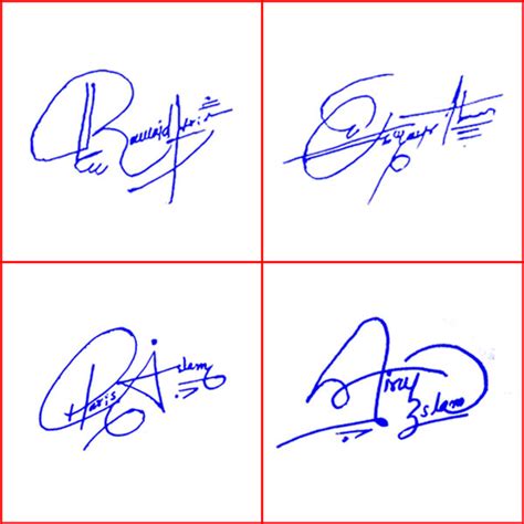 Cool Signatures For Names