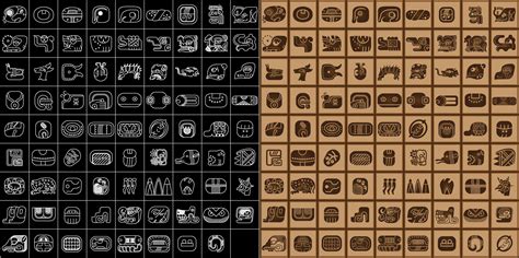 Mayan Glyphs Vector By Ikarusmedia On Deviantart